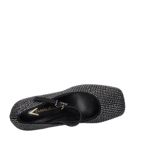 Emanuelle Vee Scarpe con Tacco Nero da donna