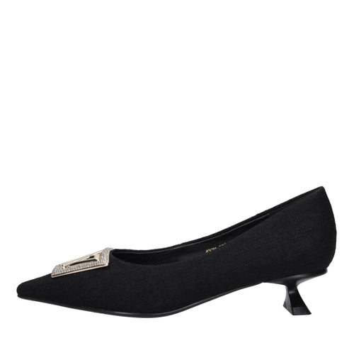 Emanuelle Vee Scarpe con Tacco Nero da donna