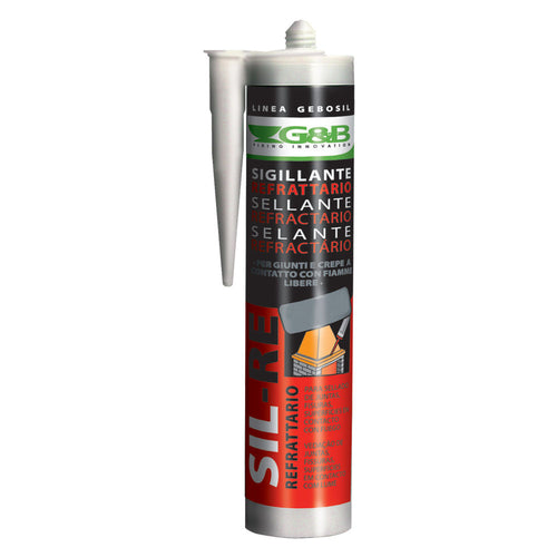 SILICONE REFRATTARIO colore grigio 310 ml