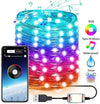 Luci Led Albero Di Natale Usb Bluetooth App Interno Con Telecomando 20mt 200 Led