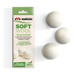 Palline asciugatrice Meliconi 621026 GREEN Soft Wool