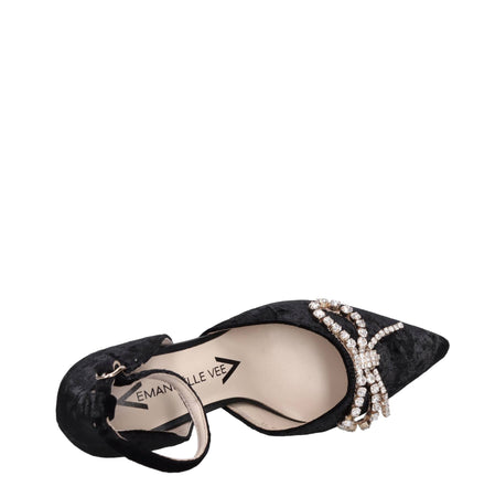 Emanuelle Vee Scarpe con Tacco Nero da donna