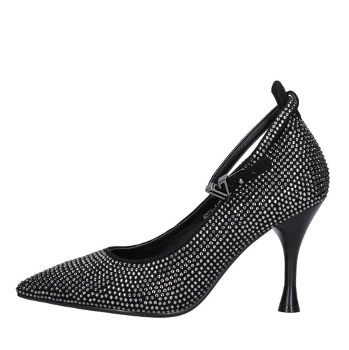 Emanuelle Vee Scarpe con Tacco Nero da donna