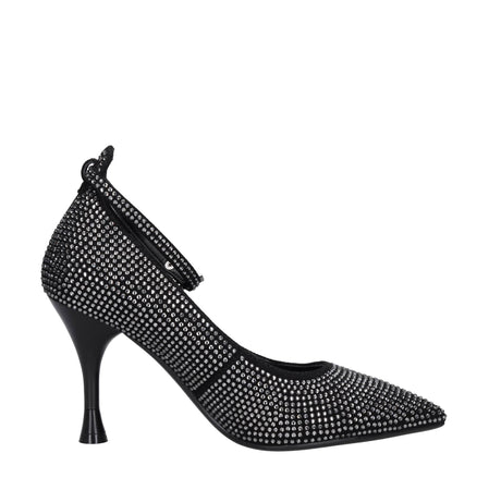 Emanuelle Vee Scarpe con Tacco Nero da donna