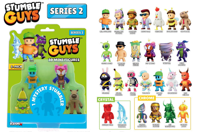 Stumble Guys 3D blister 5 personaggi 2oSerie