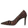 NCUB Scarpe con Tacco Marrone da donna