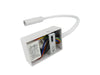 Applique Lampada Led Da Parete Hotel Per Lettura 3W 3000K Braccio Flessibile Carcassa Bianca SKU-211486