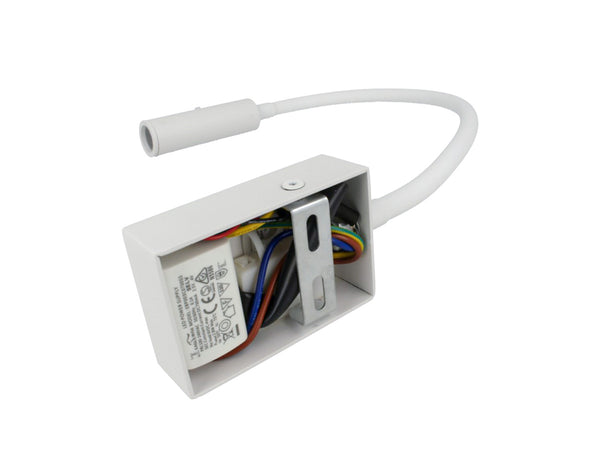 Applique Lampada Led Da Parete Hotel Per Lettura 3W 3000K Braccio Flessibile Carcassa Bianca SKU-211486