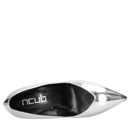 NCUB Scarpe con Tacco Argento da donna