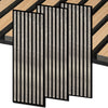Pannelli Fonoassorbenti Decorativi effetto Legno per Pareti cm275x60 1,65mq/pacco