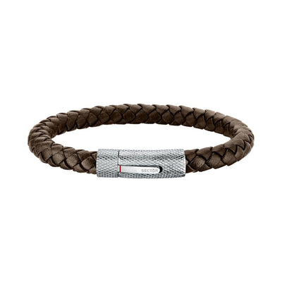 Bracciale SECTOR uomo Bandy pelle marrone - 22 cm