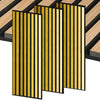 Pannelli Fonoassorbenti Decorativi effetto Legno per Pareti cm275x60 1,65mq/pacco