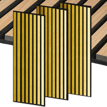 Pannelli Fonoassorbenti Decorativi effetto Legno per Pareti cm275x60 1,65mq/pacco