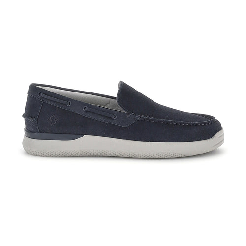 Stonefly mocassino uomo Custer 21 scamosciato blu 223468