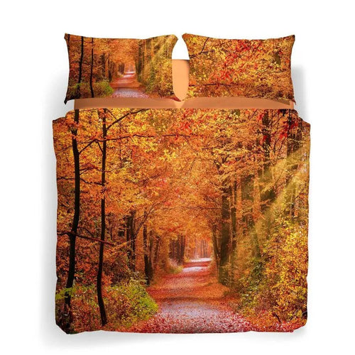 Copripiumino Autumn Leaves ! Caleffi in Cotone