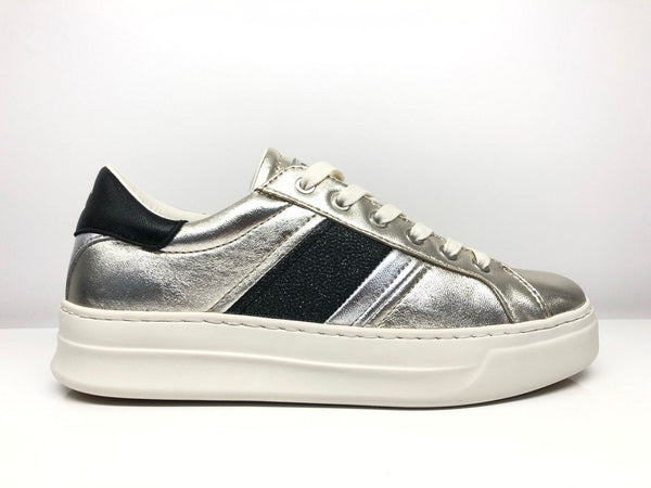 CRIME LONDON Sneaker donna SONIK 25547PP226 argento