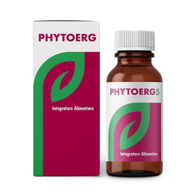 PHYTOERG 5 integratore alimentare fitopreparato Gocce 50 ml