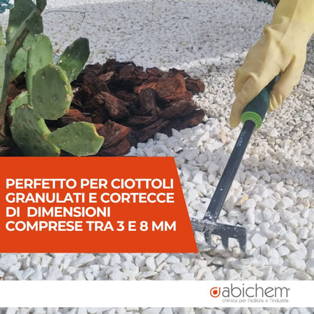 Stabilizzatore Ghiaia Giardino - Legante Per Sassi Bianchi Ciottoli Corteccia 5L