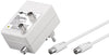 Amplificatore per Antenna Due Dispositivi (DVB-T / DVB-T2 / DVB-C) con Cavo