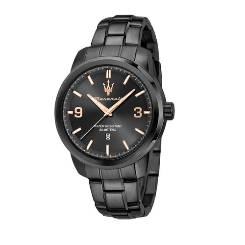 Orologio MASERATI uomo Successo datario acciaio gun