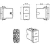 Tekla S44 Commutatore Stabile 1P 10AX 250V 1 Modulo Grigio Opaco