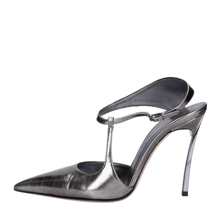 Casadei Scarpe con Tacco Argento da donna