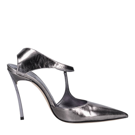 Casadei Scarpe con Tacco Argento da donna