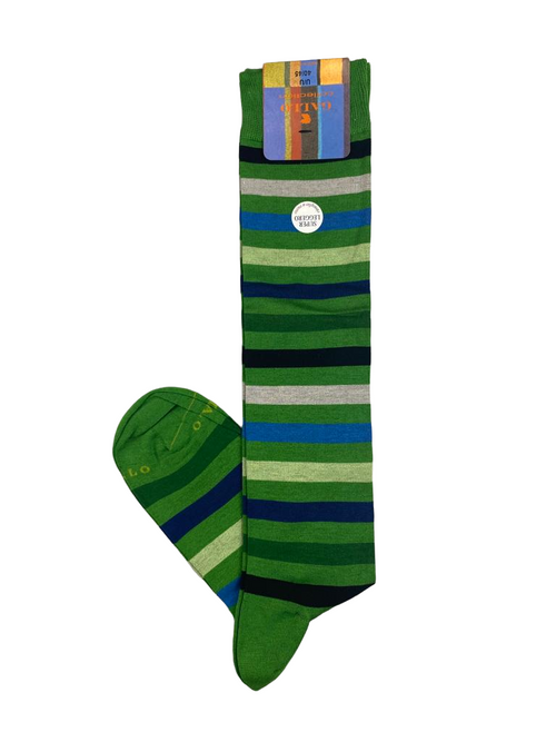 Calze lunghe Uomo - Gallo - Fantasia righe - multicolor