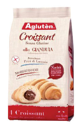 Agluten croissant gianduia 4 pezzi da 55 g