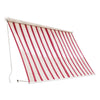 TENDA DA SOLE A CADUTA cm.300 x H.250 - giallo/bianco