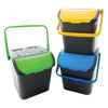 PATTUMIERA PER RACCOLTA DIFFERENZIATA SET 'ECOLOGIC TRIS' cm 38 x 36,5 x h.37 - 28 lt. (misura singolo secchio)