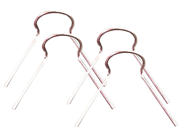 4 PZ Mini Faretto Led Da Incasso 1W DC 12V Caldo 3000K Carcassa Bianca Angolo 30 Gradi Foro 15mm 20X25mm