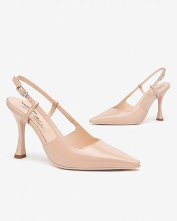 Nero Giardini slingback donna in vernice col. cipria E512241DE614