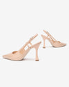 Nero Giardini slingback donna in vernice col. cipria E512241DE614