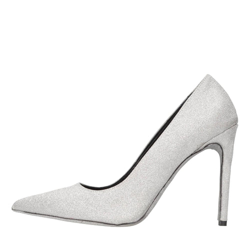 NCUB Scarpe con Tacco Argento da donna