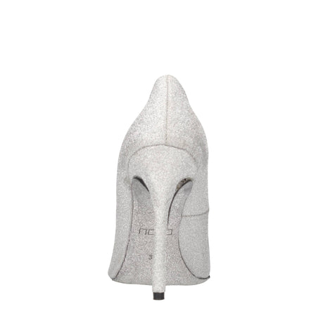 NCUB Scarpe con Tacco Argento da donna