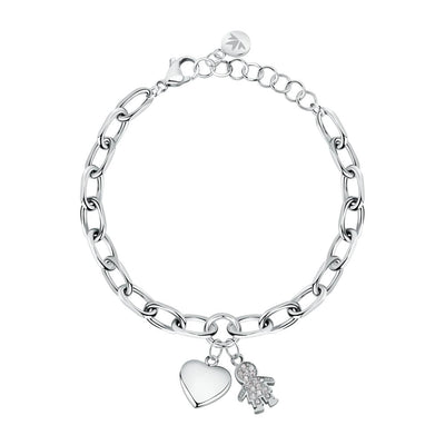Bracciale MORELLATO donna Talismani acciaio cuore / bimbo