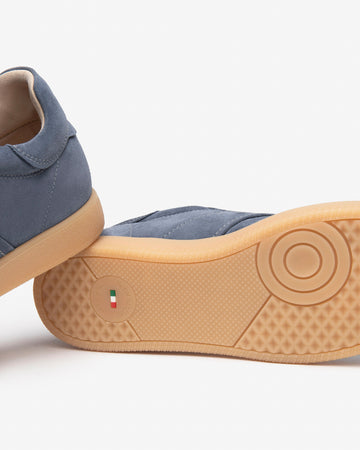 Nero Giardini sneakers uomo pelle scamosciata col. avio E500685U203
