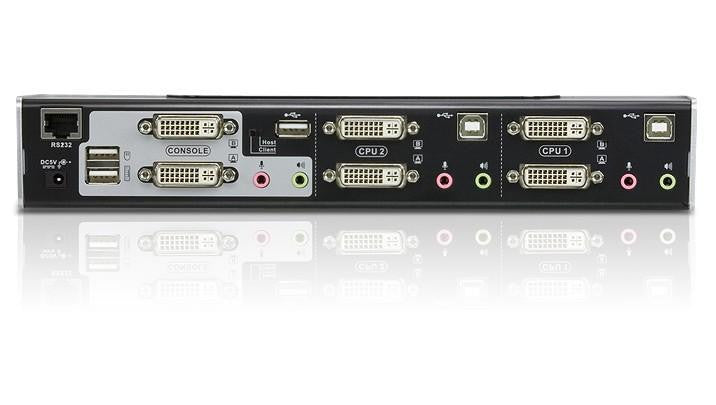 Switch KVMP USB DVI Dual View a 2 porte, CS1642A