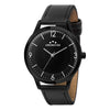 Orologio CHRONOSTAR uomo Retro tempo pelle nero