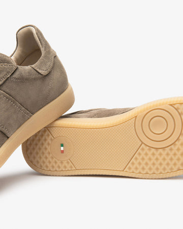Nero Giardini sneakers uomo scamosciata col. argilla marrone E500685U501