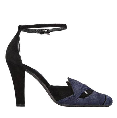 DOVE NUOTANO GLI SQUALI Scarpe con Tacco Blu da donna