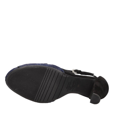 DOVE NUOTANO GLI SQUALI Scarpe con Tacco Blu da donna