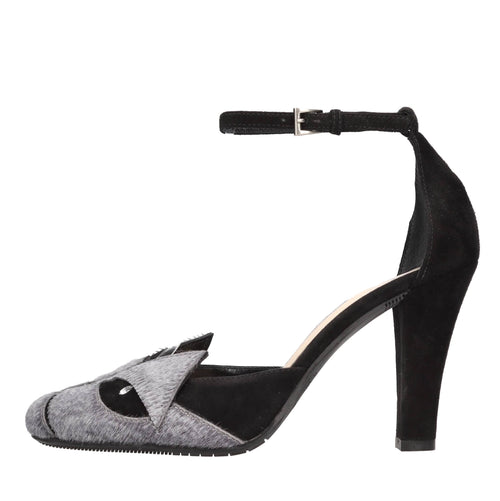DOVE NUOTANO GLI SQUALI Scarpe con Tacco Grigio da donna