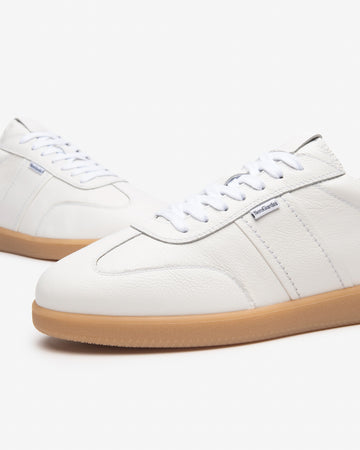 Nero Giardini sneakers uomo in pelle bianca E500686U707