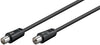 Cavo Antenna TV M/F 2,5 m nero