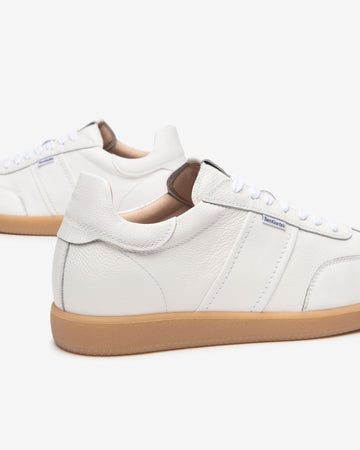Nero Giardini sneakers uomo in pelle bianca E500686U707