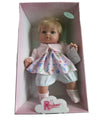 Bambola Rauber vestito rosa a fiori 28 cm