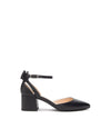 Nero Giardini décolleté in pelle nero con fiocco E512350D100