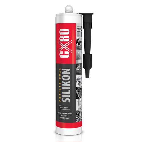 CX80 Silicone Alta Temperatura 310 ml – Sigillante trasparente 380 °C
